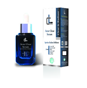 CL Derm Acne Clear Serum 30ml with Tea Tree Oil, Salicylic Acid & Vitamin C. Cell Laboratories
