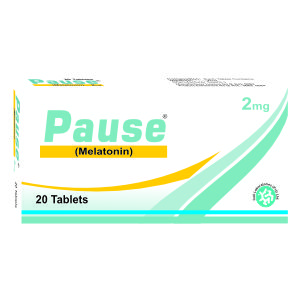 Pause 2mg Melatonin tablets for sleep aid and health support. Cell Laboratories