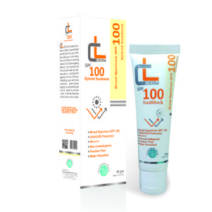 CL Derm SPF 100 Sunblock 40g broad-spectrum sunscreen for all skin types Cell Laboratories