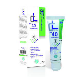 CL Derm SPF 40 Sunblock 30g gel formula for oily and acne-prone skin. Cell Laboratories