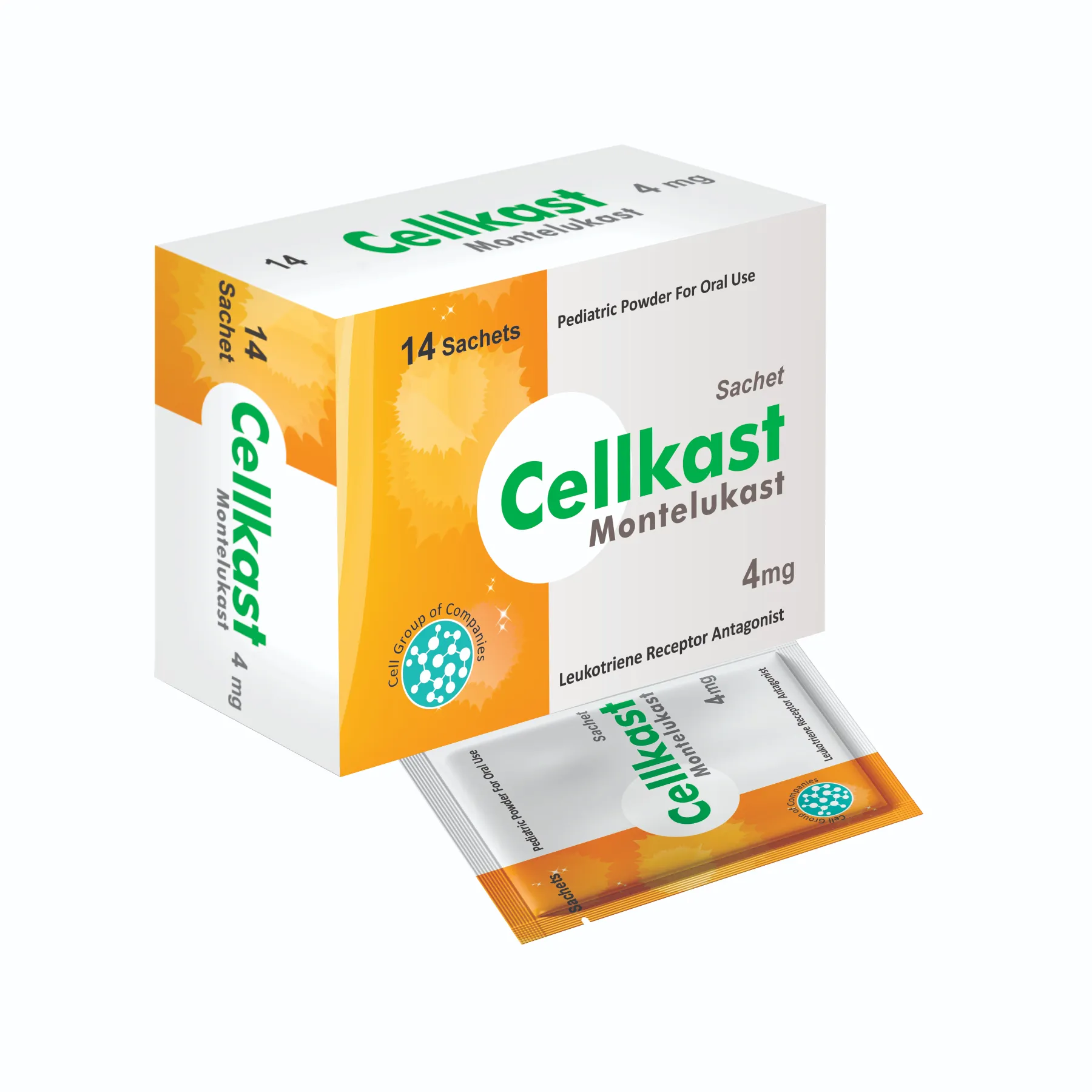 Cell Kast Sachet – Montelukast 4mg Sodium for Asthma and Allergy Relief