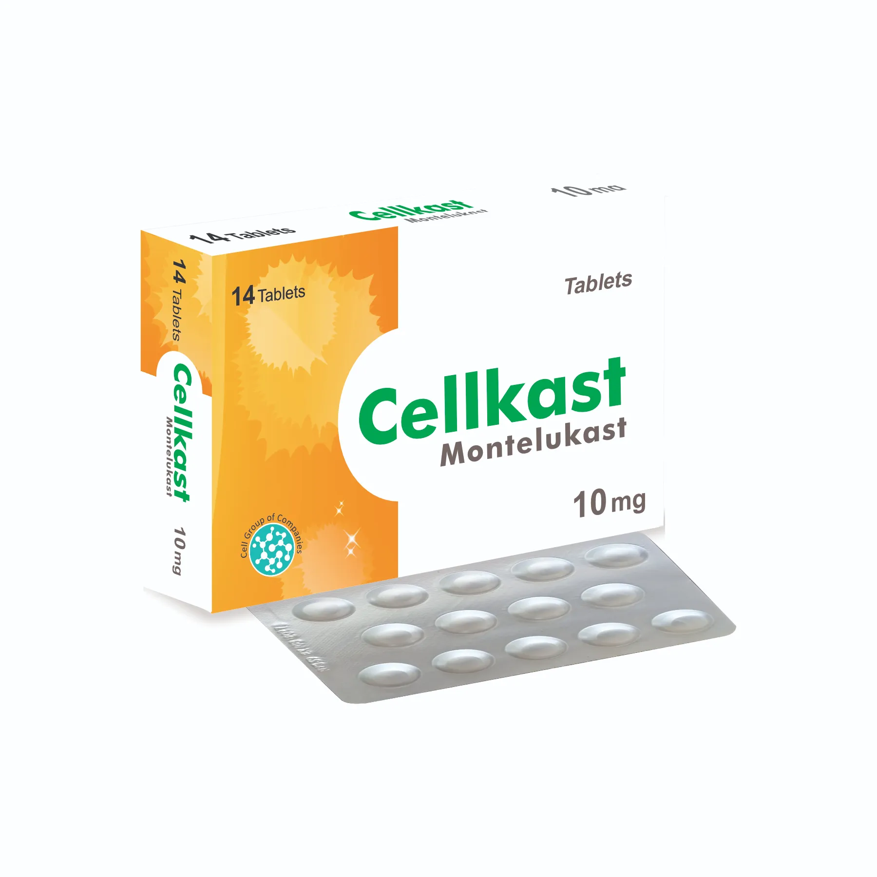 Cell Kast 10mg – Montelukast Sodium Tablets for Asthma and Allergy Relief