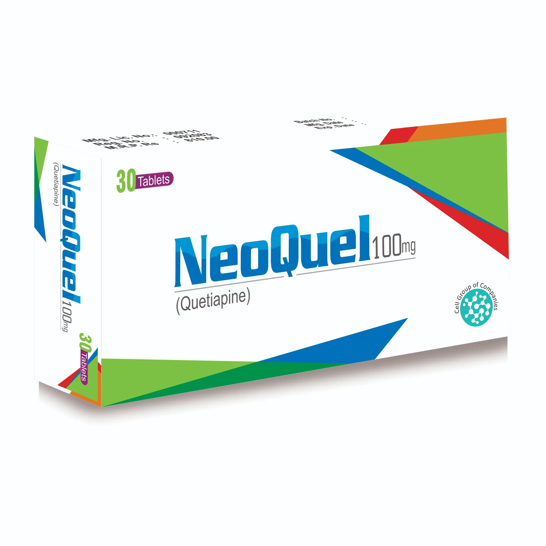 Neoquel 100mg – Quetiapine Tablets