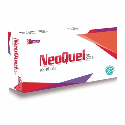 Neoquel 25mg – Quetiapine Tablets