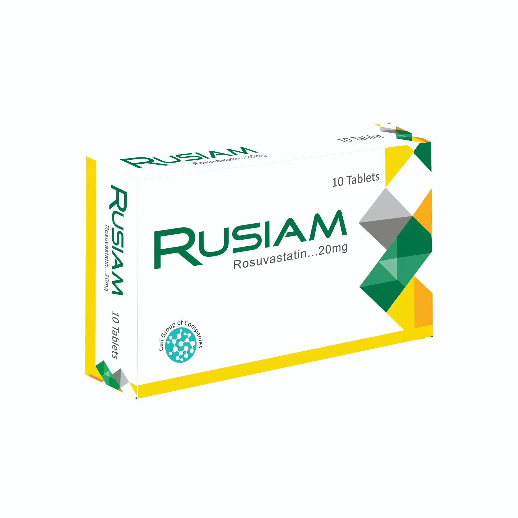 Rusiam 20mg – Rosuvastatin Tablets